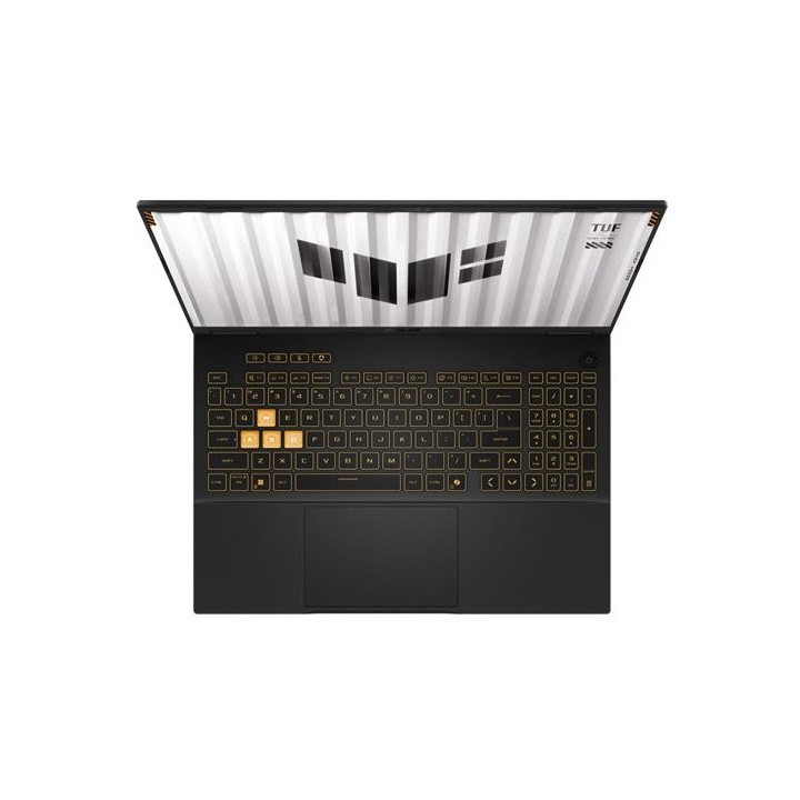 Лаптоп ASUS TUF F16 FX608JMI-TU266, 16.0" WUXGA 144Hz IPS, Intel Core i7-14650HX, RTX 5060 8GB, 32GB DDR5 5600MHz, 1TB SSD PCIe 