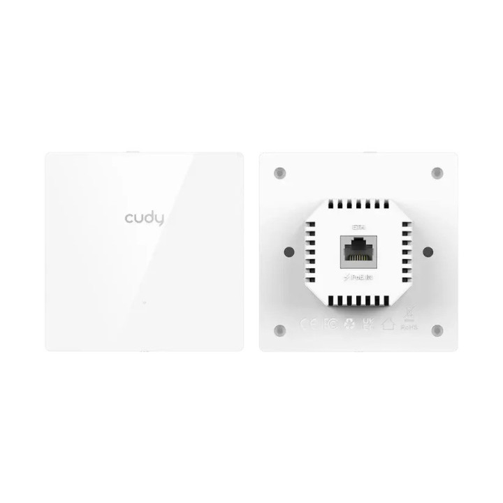 Безжична точка за достъп Cudy AP1300E Wall, AC1200, 802.11ac, Двойна честота (2.4/5 GHz), 1167 Mbps - CUDY-AP1300-E Wall - 2
