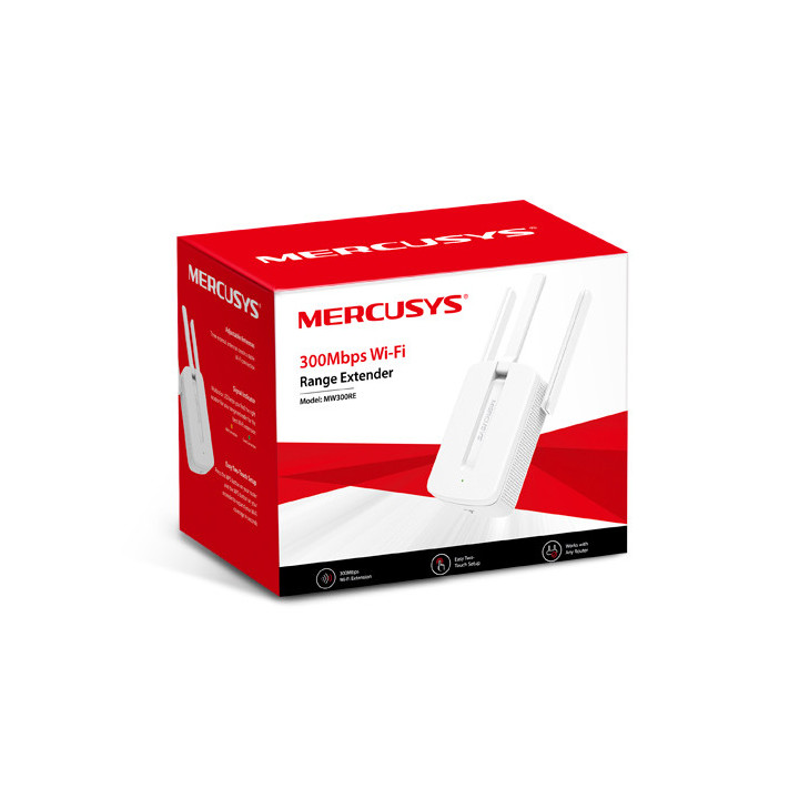 Wi-Fi удължител Mercusys MW300RE, 300 Mbps 2.4 GHz - 7