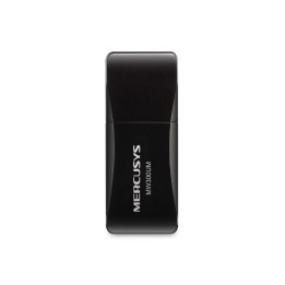Безжичен мини USB адаптер Mercusys MW300UM, N300 802.11n - 1