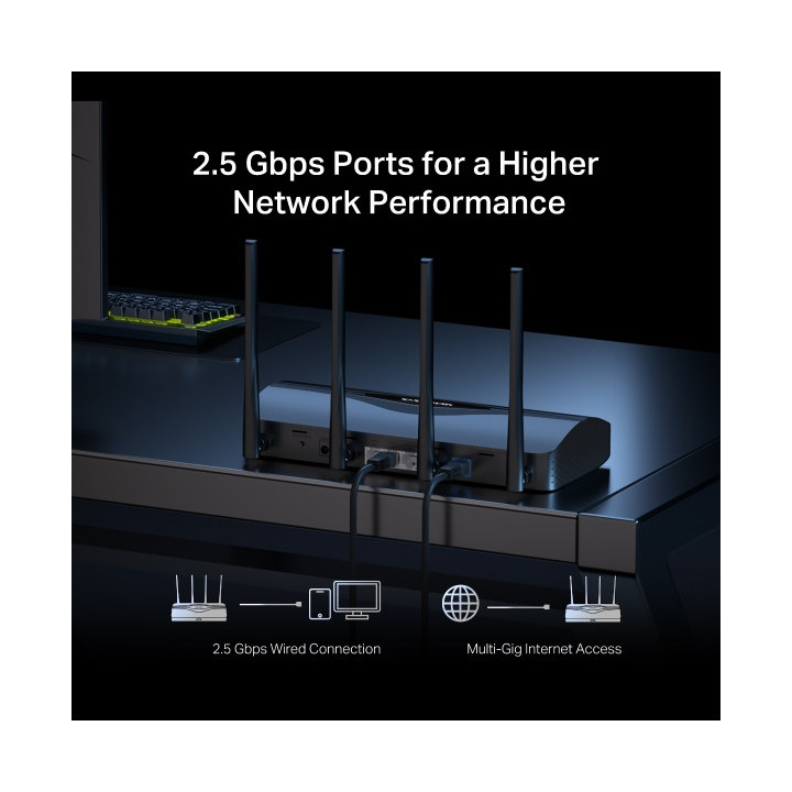 Wi-Fi 7 рутер Mercusys MR27BE BE3600 - 5