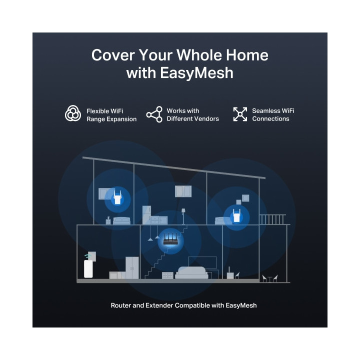 Wi-Fi 7 рутер Mercusys MR27BE BE3600 - 6