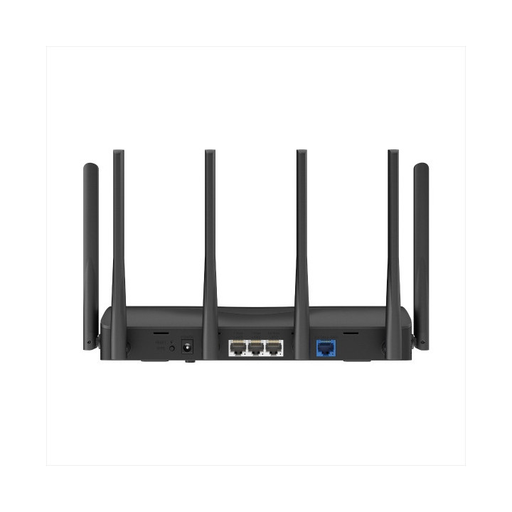 Wi-Fi 7 рутер Mercusys MR37BE, 2.4GHz/5GHz, 802.11be/ax/ac, 6 антени - 11