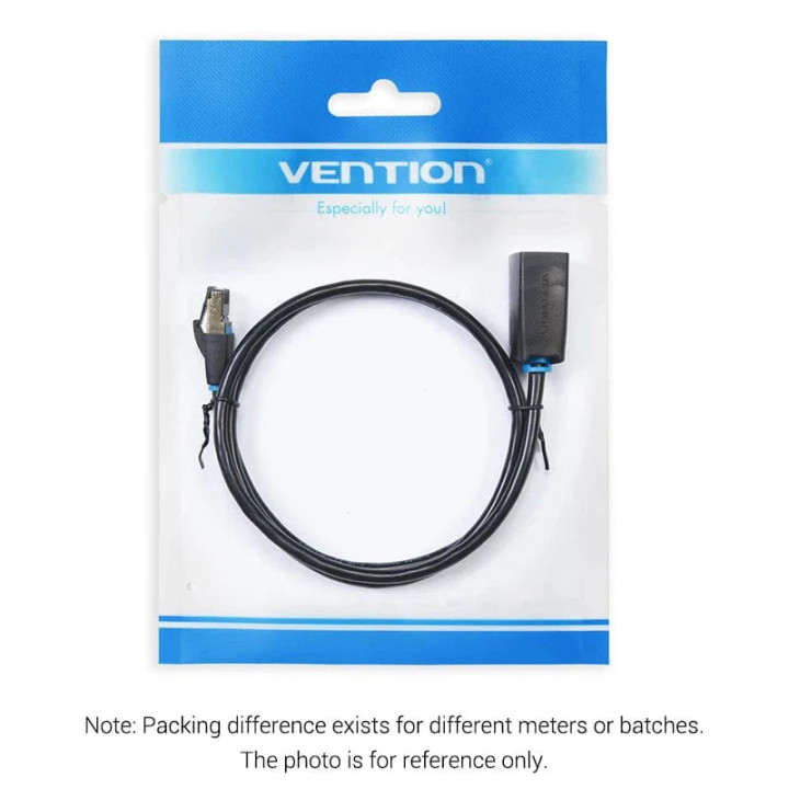 Удължителен кабел Vention Cat.8 SSTP Extension Patch Cable 2M Black 40Gbps - IKHBH