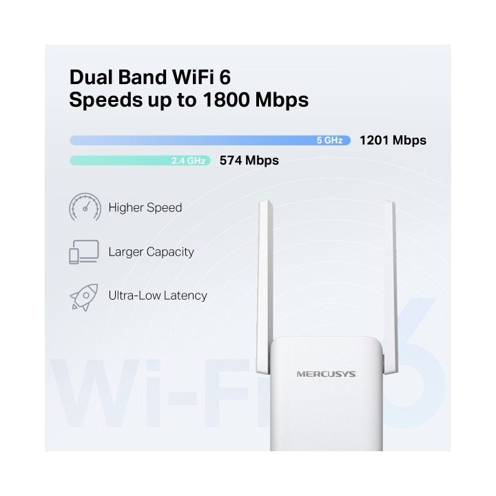 Удължител на обхват Mercusys ME70X AC1800 - 3