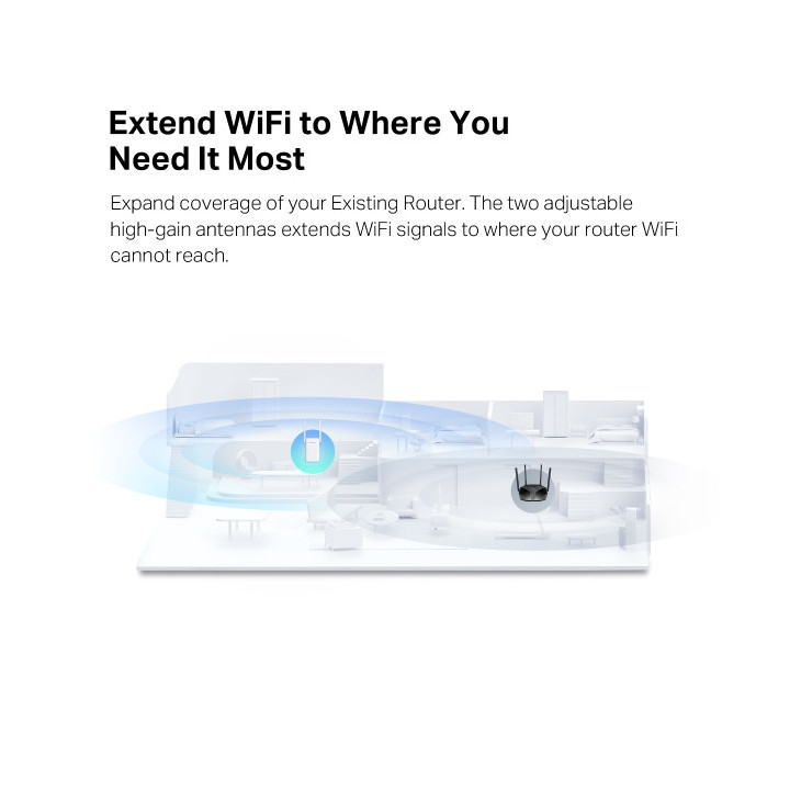Удължител на обхват Mercusys ME70X AC1800 - 4