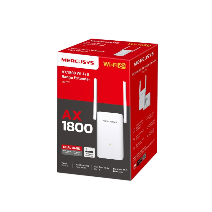 Удължител на обхват Mercusys ME70X AC1800 - 7