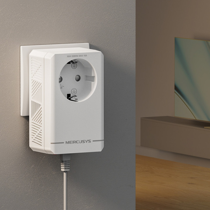 Powerline адаптер Mercusys MP500P KIT, Gigabit Ethernet, AV1000, Стартов комплект - 5