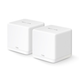 Безжична Wi-Fi 6 Mesh система Mercusys Halo H1500X (2-pack), AX1500, 802.11ax - 1