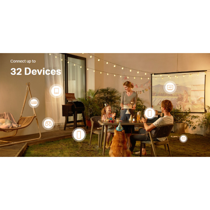 Безжичен  4G LTE рутер MERCUSYS MB112-4G, 300 Mbps - 4