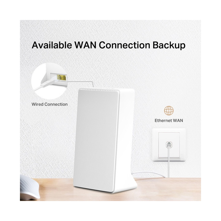 Безжичен  4G LTE рутер MERCUSYS MB112-4G, 300 Mbps - 8