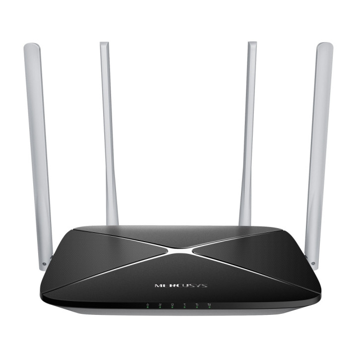 Безжичен рутер MERCUSYS MB135-4G, AC1200 Dual Band, 4G LTE, 3× LAN портове, 2× външни антени - 1