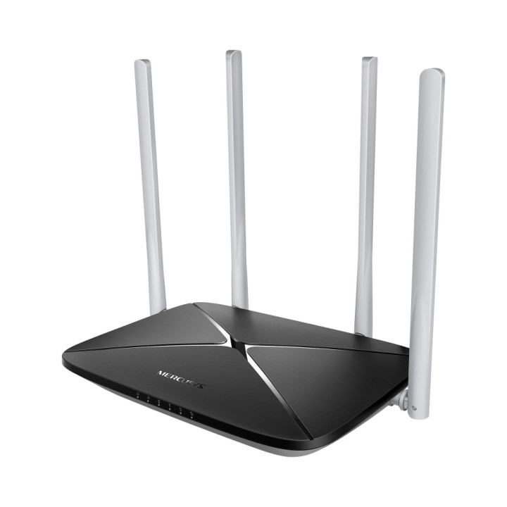 Безжичен рутер MERCUSYS MB135-4G, AC1200 Dual Band, 4G LTE, 3× LAN портове, 2× външни антени - 10