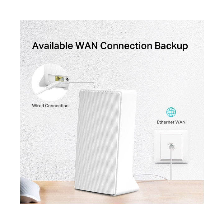 Безжичен рутер MERCUSYS MB230-4G, 4G+ Cat6 AC1200 Dual Band Gigabit - 8