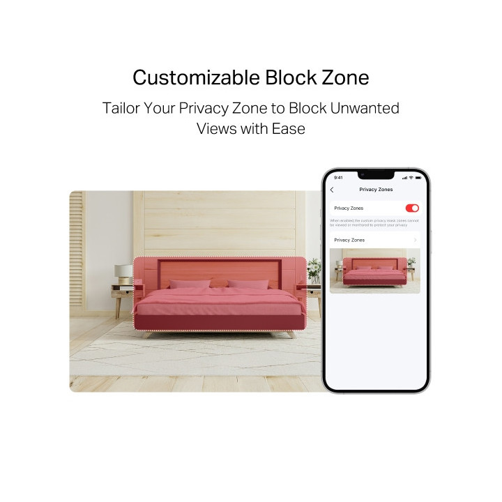 Домашна камера Wi-Fi Pan/Tilt Mercusys MC200, 1080p Full HD, вградена памет до 512GB -  - 7