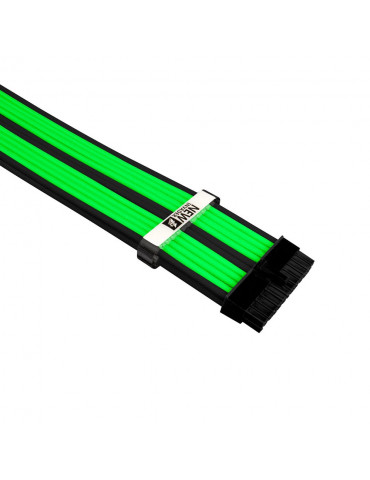 Комплект удължителни кабели 1stPlayer Custom Modding Cable Kit Black/Green, ATX24P, EPS, PCI-e - BGE-001