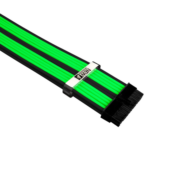 Комплект удължителни кабели 1stPlayer Custom Modding Cable Kit Black/Green, ATX24P, EPS, PCI-e - BGE-001