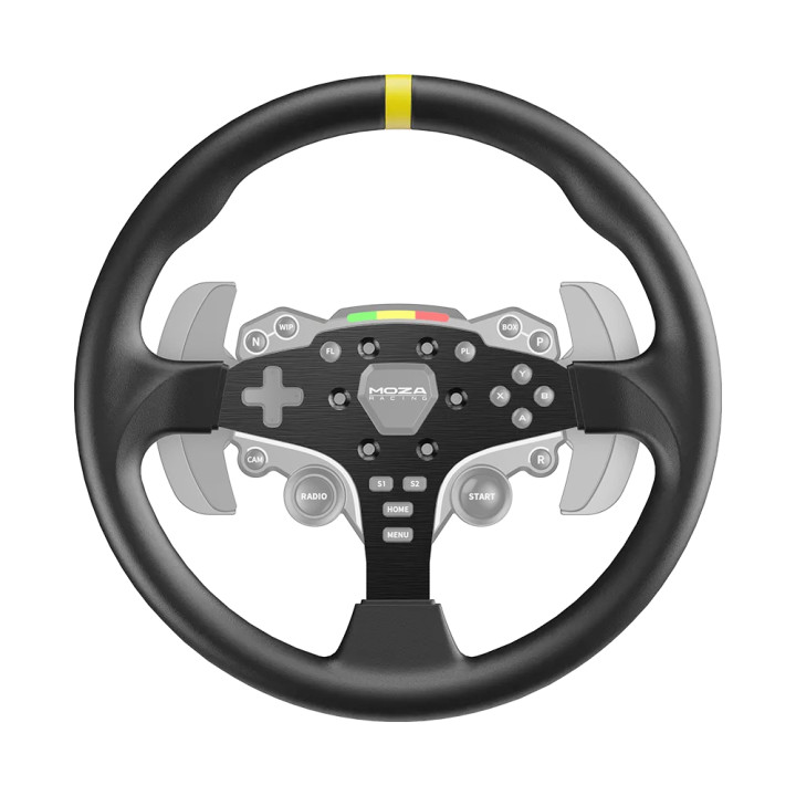 Аксесоар MOZA RACING ES Wheel, 12-инч, Авиационна алуминиева сплав, Черен - RS046 - 2
