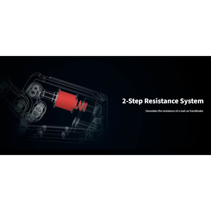 Ръчна спирачка SIMAGIC Linear Loadcell S503, USB, Регулируемо амортисиране, Алуминиева конструкция - TB-1 - 4