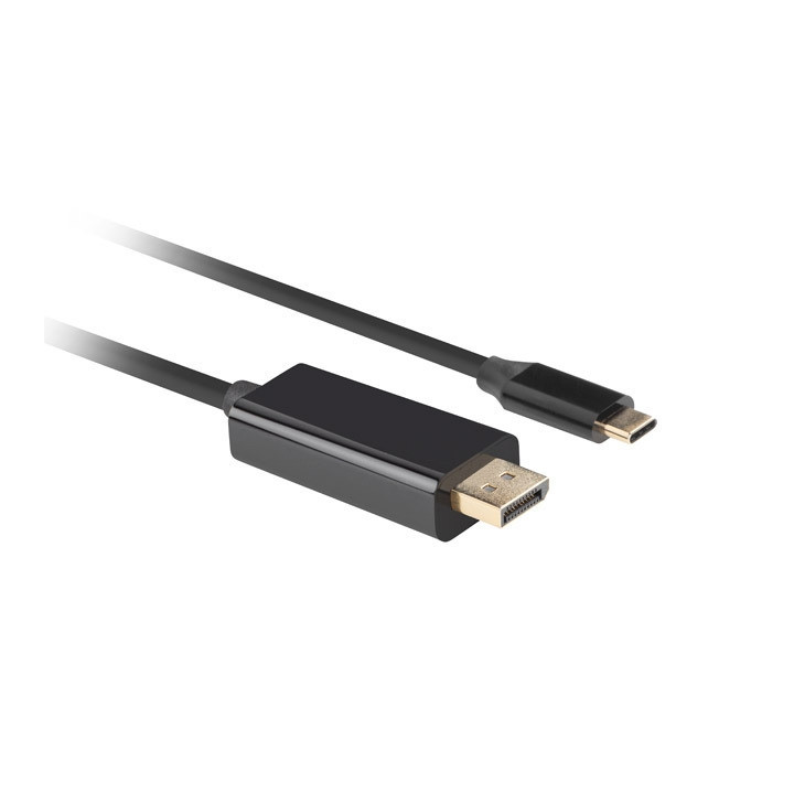 Кабел Lanberg USB-C към DisplayPort, 1.8m 4K 60Hz - CA-CMDP-10CU-0018-BK - 2