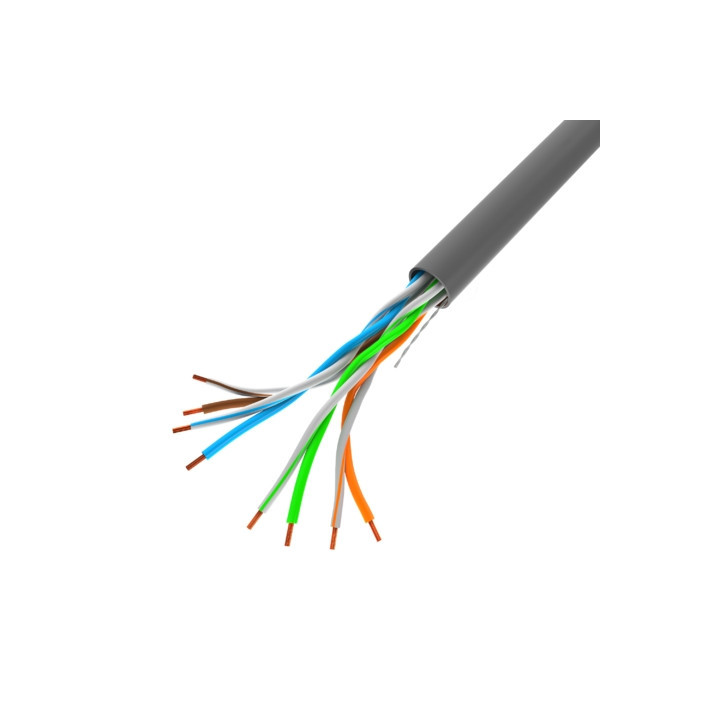 LAN кабел LANBERG CAT.5E UTP, 305m solid CU - LCU5-12CU-0305-S - 2