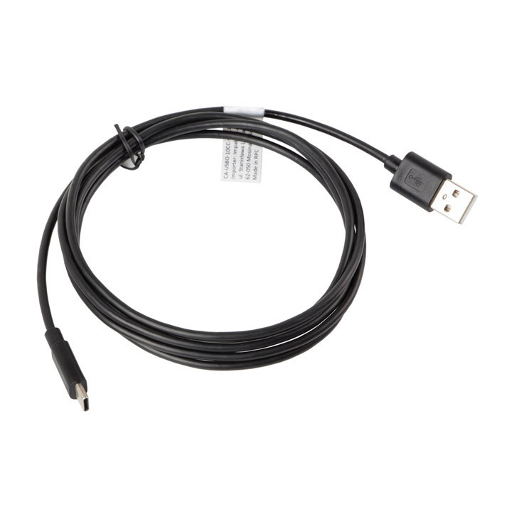 Кабел Lanberg USB-C към USB-A, 1.8m, черен, 480 Mb/s - CA-USBO-10CC-0018-BK - 2