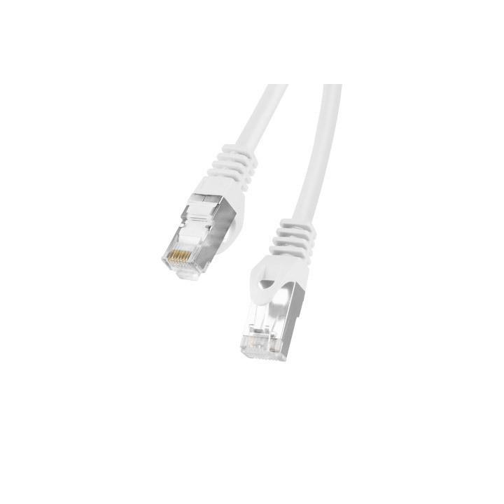 Patch кабел LANBERG CAT.6 FTP, 3m, RJ-45, White - PCF6-10CC-0300-W - 1