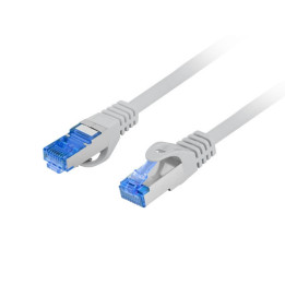 Patch кабел Lanberg Cat. 6A S/FTP LSZH CCA, 2m, RJ-45, Grey - PCF6A-10CC-0200-S - 1