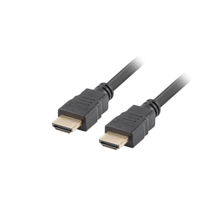 HDMI кабел Lanberg, HDMI-A 1.4 M/M, 5m, черен - CA-HDMI-11CC-0050-BK - 1