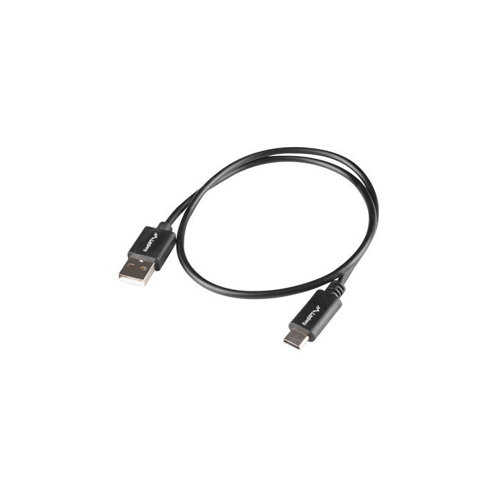 Кабел Lanberg USB-C към USB-A 2.0, 1m, черен - CA-USBO-15CU-0010-BK - 3