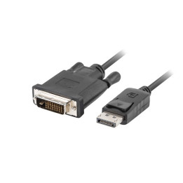 Видео кабел Lanberg DisplayPort към DVI-D, 1m Dual Link 1920x1080 - CA-DPDV-10CU-0010-BK - 1