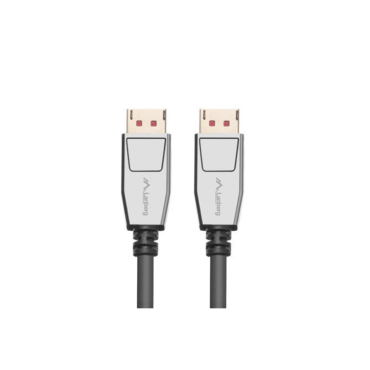 Кабел LANBERG DisplayPort, 1.8m 8K 60Hz V1.4 черен - CA-DPDP-20CU-0018-BK - 2