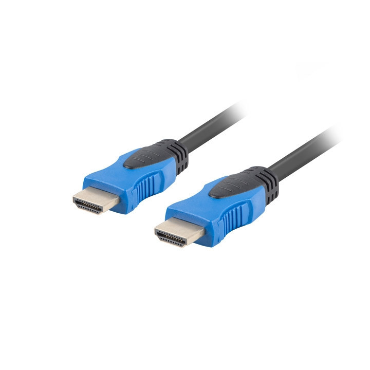 HDMI кабел Lanberg, HDMI-A 2.0 male/male 7.5m черен - CA-HDMI-20CU-0075-BK - 1