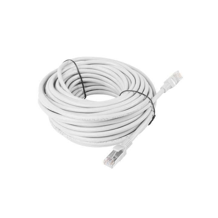 Patch кабел LANBERG CAT.5E, 15m RJ-45, Grey - PCU5-10CC-1500-S - 2
