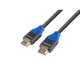HDMI кабел Lanberg, M/M V2.0 1.8m 4K черен - CA-HDMI-15CU-0018-BK - 1