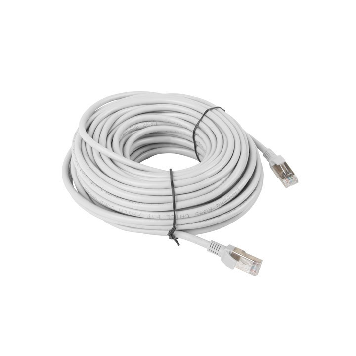 Пач кабел Lanberg Cat.5e UTP, 20m, RJ-45, сив - PCU5-10CC-2000-S - 2