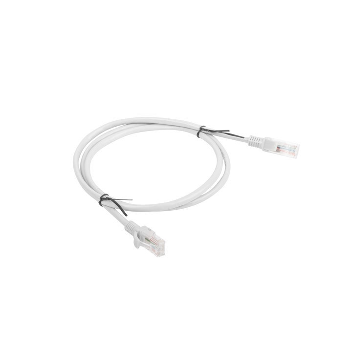 Пач кабел LANBERG CAT.6 UTP, 1m, сив - PCU6-10CC-0100-S - 2