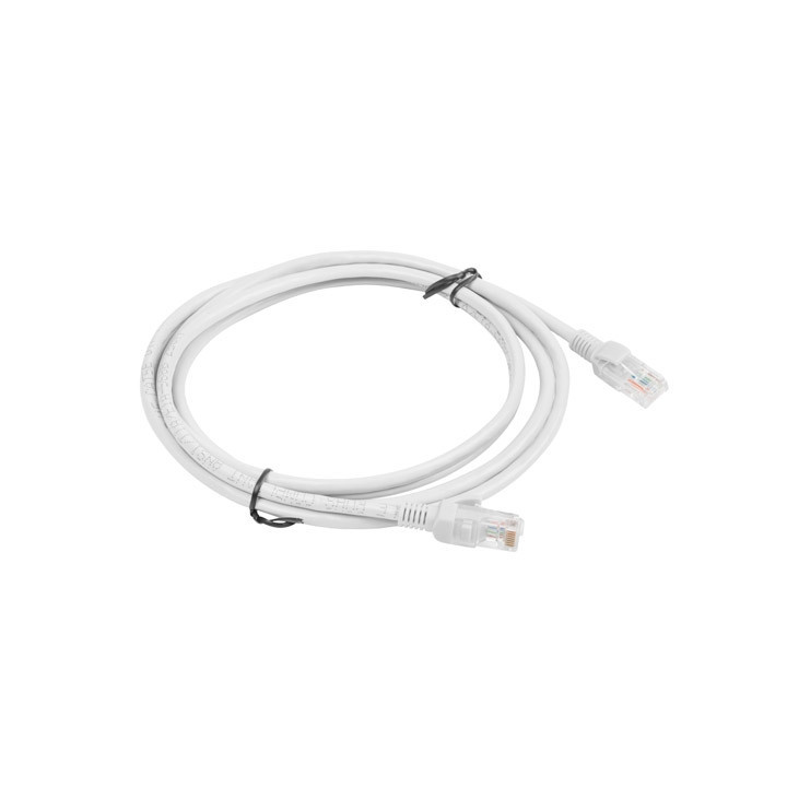 Patch кабел Lanberg Cat.5e, 2m RJ-45, Grey - PCU5-10CC-0200-S - 2