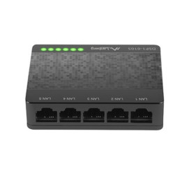 Комутатор Lanberg DSP1-0105, 5-портов 100 Mbps, Unmanaged - DSP1-0105 - 1