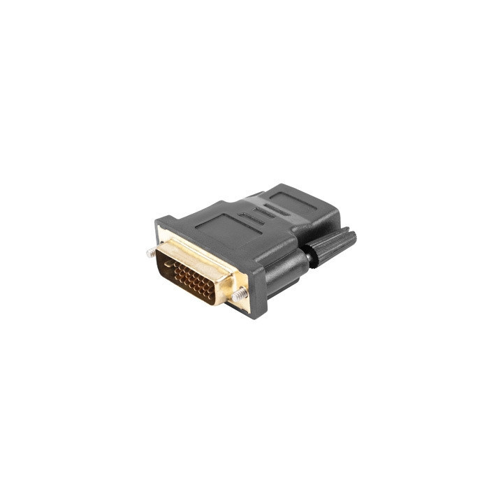 Видео адаптер LANBERG, HDMI (f) към DVI-D (m) Single Link - AD-0010-BK - 1