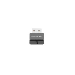 Безжичен адаптер Lanberg NC-0300-WI, USB 2.0, 300 Mbps 2.4GHz - NC-0300-WI - 1