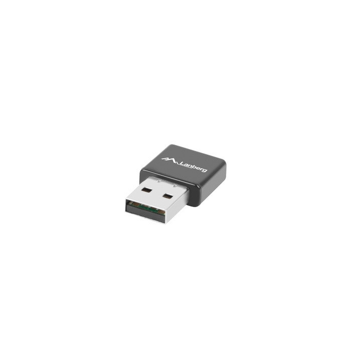 Безжичен адаптер Lanberg NC-0300-WI, USB 2.0, 300 Mbps 2.4GHz - NC-0300-WI - 2