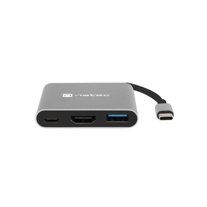 Докинг станция Natec Fowler MINI, USB 3.0, HDMI 4K, USB-C PD 60W - NMP-1607 - 1
