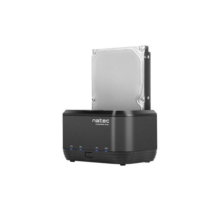 Докинг станция Natec Kangaroo Dual, USB 3.0, SATA I/II/III - NSD-0955 - 2