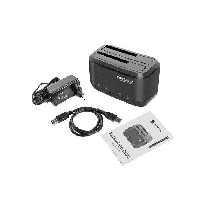 Докинг станция Natec Kangaroo Dual, USB 3.0, SATA I/II/III - NSD-0955 - 7