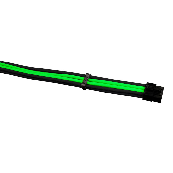 Комплект удължителни кабели 1stPlayer Custom Modding Cable Kit Black/Green, ATX24P, EPS, PCI-e - BGE-001