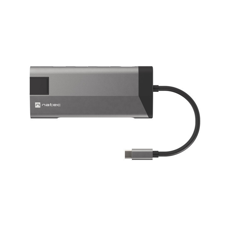 Докинг станция NATEC Fowler Plus, USB 3.0 HUB, HDMI 4K, USB-C PD 100W, RJ45, SD/MicroSD - NMP-1690 - 6