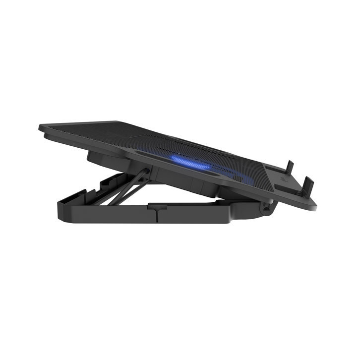 Охладител за лаптоп Natec Dipper 2, 12.1"-17.3", 1x180mm вентилатор, LED осветление, USB Hub - NPL-2252 - 4