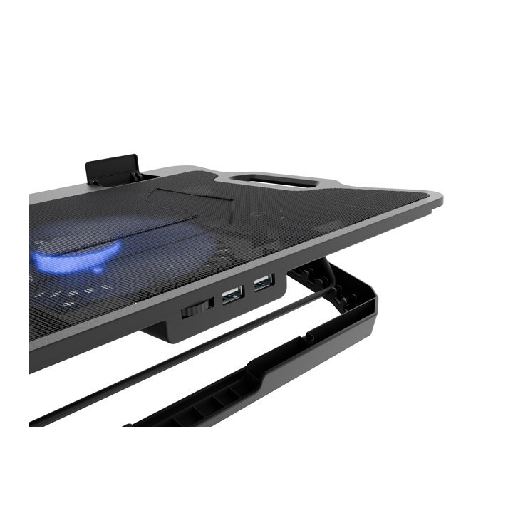 Охладител за лаптоп Natec Dipper 2, 12.1"-17.3", 1x180mm вентилатор, LED осветление, USB Hub - NPL-2252 - 7