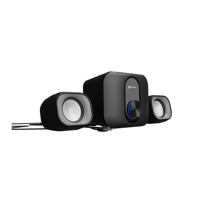 Тонколони Natec Pug, 2.1 система, 11W, 3.5mm/USB - NGL-2111 - 1